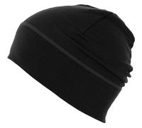 MATT Light Merino Wool Mütze (Größe ONE SIZE, schwarz)