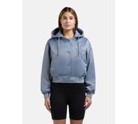 Matt schimmernde Collegejacke mit Kapuze "Chani" Misty Blue XL