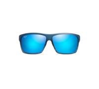 Maui Jim Unisex Alenuihaha Sonnenbrille, Blau-Schwarz gestreift, 64/14/123