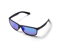 Sonnenbrille Huelo Bleu Matte Bleu Hawaï MauiPure - Maui Jim Blau