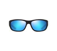 Maui Jim - Mauklele Matte Black Blue Blue Hawaii Mineral Superthin - Sonnenbrille Noir Sans