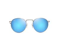 MAUI JIM BLUE HAWAII PUKAUA SHINY SILVER W/BLUE
