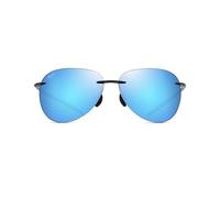 MAUI JIM BLUE HAWAII SUGAR BEACH SHINY BLACK 63