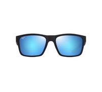 Maui Jim - The Flats Noir Mat Bleu Blue Hawaii Minéral Superthin - Sonnenbrille Noir Sans