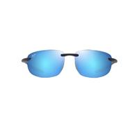 Maui Jim BLUE HOOKIPA ULTRA MTT DRK BLUE W/YLW