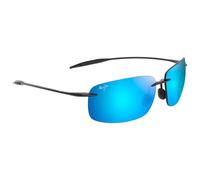 Maui Jim - Breakwall Shiny Black Blue Hawaii MauiPure - Sonnenbrille Noir Sans