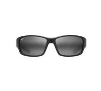 Maui Jim Herren Sonnenbrille - Local Kine - 810-07E - 61mm - Schwarz, Rechteck, polarisiert, polarized