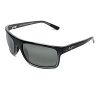 Maui Jim Herren Sonnenbrille - Byron Bay - 746-03F - 62mm - Havana, Rechteck