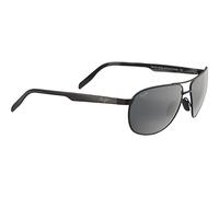 Sonnenbrille Castles Noir Mat Neutral Grey Mineral Superthin - Maui Jim Schwarz