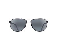 Sonnenbrille Castles Noir Mat Neutral Grey Mineral Superthin - Maui Jim Schwarz