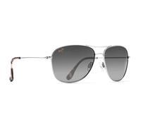 Maui Jim - Cliff House Matte Silver Gris Neutre Evolution Maui Gradient - Sonnenbrille Gris Sans