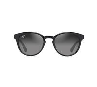 Maui Jim GREY HIEHIE SHINY BLK W/TRANS LIGHT GREY