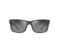 MAUI JIM GREY HOOPILI METALLIC MATTE GREY 58