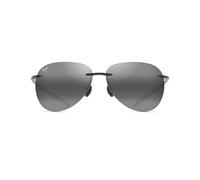 MAUI JIM GREY SUGAR BEACH SHINY TRANS LIGHT GREY 63