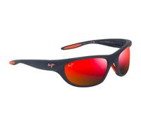 Maui Jim - Haulani Matte Solid Dark Blue Orange Hawaii Lava Minéral Superthin - Sonnenbrille Bleu Sans