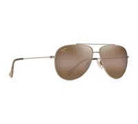Maui Jim - Hauoli Xs Gradient Brun Shiny Light Gold Bronze Hcl MauiPure - Sonnenbrille Or Sans