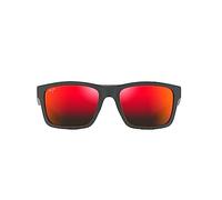 MAUI JIM HAWAII LAVA THE FLATS DARK GREY/BRK RED
