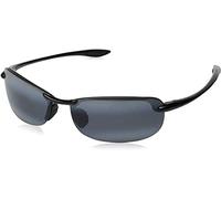Maui Jim Herren Sonnenbrille - Makaha - 405-02 - 64mm - Schwarz, Rechteck