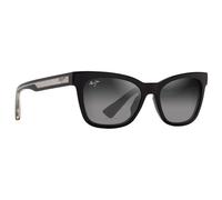 Maui Jim - Hiwahiwa Shiny Black Trans Light Grey Neural Grey Mineral Superthin - Sonnenbrille Noir Sans