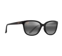 Maui Jim - Honi Noir Brillant Neutral Grey Minéral Superthin - Sonnenbrille Noir Sans