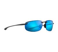 Maui Jim Herren Sonnenbrille - Hookipa - B407-11 - 64mm - Grau, Rechteck, polarisiert, polarized