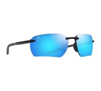 Maui Jim - Hookipa Ultra G Shiny Black Grey Blue Hawaii MauiUltra - Sonnenbrille Noir Sans