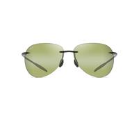 MAUI JIM HT SUGAR BEACH SHINY TRANS KHAKI GREEN 63