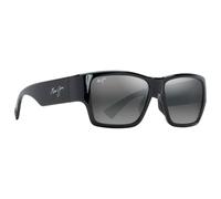 Maui Jim - Ka'olu Noir Brillant Neutral Grey Minéral Superthin - Sonnenbrille Noir Sans