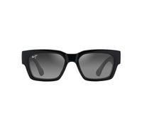 MAUI JIM KENUI grey kenui shiny blk w tr Sunglasses Unisex Standard, Standard, Unica