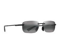 Maui Jim Unisex Sunglasses, grey lanakila Matte black, 4