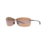 Maui Jim Herren Sonnenbrille - Lighthouse - H423-26 - 65mm - Rot, Rechteck