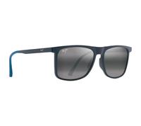 Maui Jim - Makamae Bleu Mat Neutral Grey Minéral Superthin - Sonnenbrille Bleu Sans