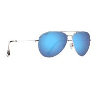 Maui Jim - Mavericks Silver Bleu Hawaï MauiPure - Sonnenbrille Bleu Sans