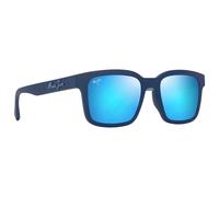 Maui Jim - Opiopio Asian Fit Bleu Foncé Mat Bleu Hawaï MauiPure - Sonnenbrille Bleu Sans