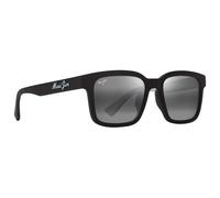 Maui Jim - Opiopio Asian Fit Noir Mat Dégradé Blanc Gris Neutre MauiPure - Sonnenbrille Noir Sans