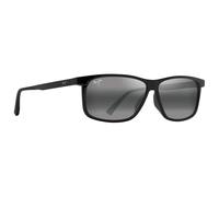 Maui Jim - Pulama Noir Brillant Neutral Grey Minéral Superthin - Sonnenbrille Noir Sans