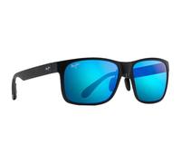 Maui Jim - Red Sands Reader 2,0 Noir Mat Bleu Hawaï MauiBrilliant - Sonnenbrille Noir Sans