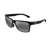 Maui Jim Unisex Hoopili Sunglasses, Matte Black, 58-17-145
