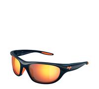 Maui Jim - Haulani Matte Solid Dark Blue Orange Hawaii Lava Minéral Superthin - Sonnenbrille Bleu Sans