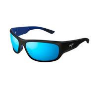 Maui Jim - Mauklele Matte Black Blue Blue Hawaii Mineral Superthin - Sonnenbrille Noir Sans