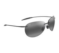 MAUI JIM GREY SUGAR BEACH SHINY TRANS LIGHT GREY 63