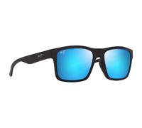 Maui Jim - The Flats Noir Mat Bleu Blue Hawaii Minéral Superthin - Sonnenbrille Noir Sans