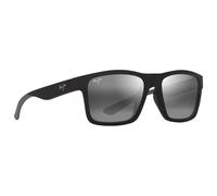 Maui Jim - The Flats Noir Mat Gris Gris Neutre Minéral Superthin - Sonnenbrille Noir Sans