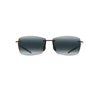 Maui Jim Unisex Sunglasses, Grey Lighthouse Gloss bla, with Patented PolarizedPlus2 Lens Technology