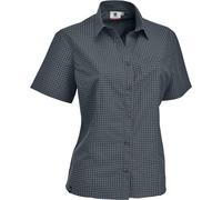 MAUL Damen Bluse Sandnes XT - 1/2 Bluse kariert (5531000950) 40 dark grey