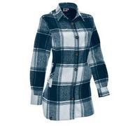 MAUL Damen Bluse Sanremo lange Flanell Bluse (5830700901) 42 petrol blue