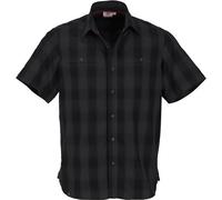 MAUL Herren Hemd Askim II - 1/2 Hemd karo elast (4931800930) 48 Schwarz