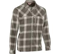 Maul Sport Flanellhemd "Kiefersfelden" in Grau - Größe 64 | Herren Plussize