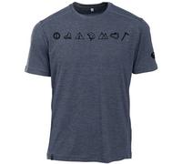 MAUL Herren Shirt Grinberg - 1/2 T-Shirt+Print (4344400793) 46 blue 73
