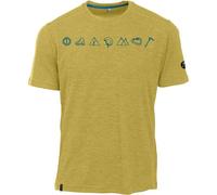 MAUL Herren Shirt Grinberg - 1/2 T-Shirt+Print (4344400793) 48 mocca 42